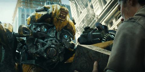 Transformers News: New Image of Movie Bumblebee's Face
